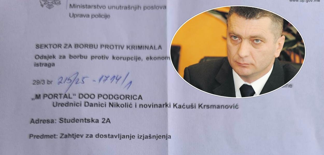 Uprava policije tražila od Nikolić da se izjasni o tekstu koji je prenijela na M portalu