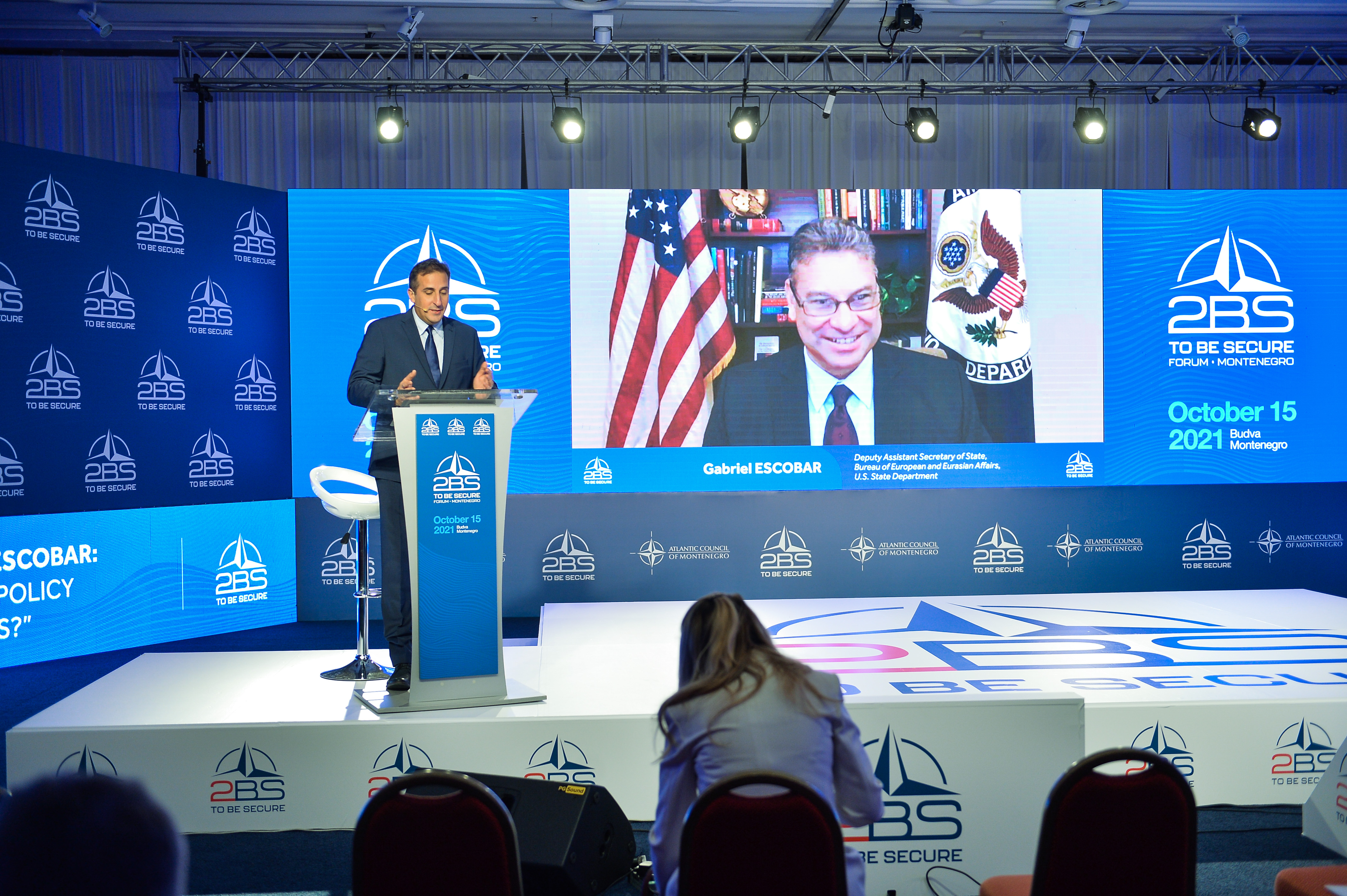 Eskobar: Prosrpske snage da shvate da CG treba da bude suverena i zapadno orijentisana, za one koji podrivaju napredak, SAD imaju odgovor