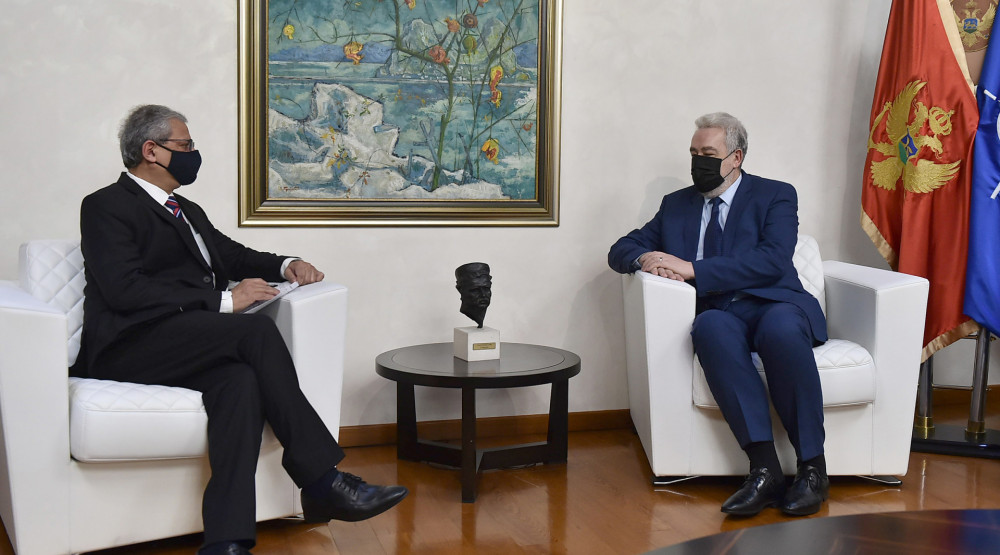 Krivokapić: U Indiji vidimo značajnog partnera u turizmu i poljoprivredi