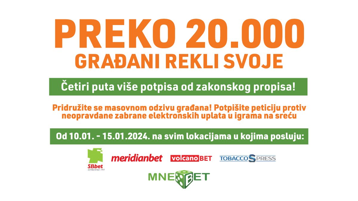 Građani rekli svoje: Četiri puta više potpisa od zakonskog propisa!