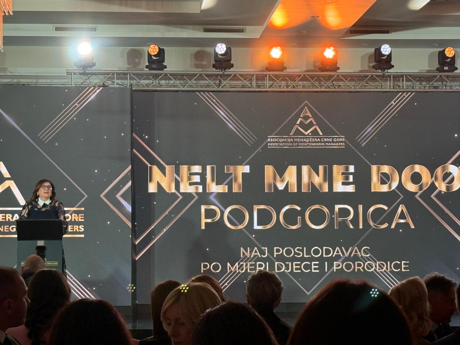 Nelt MNE dobitnik priznanja Asocijacije menadžera „Poslodavac godine – Naj poslodavac po mjeri djece i porodice“