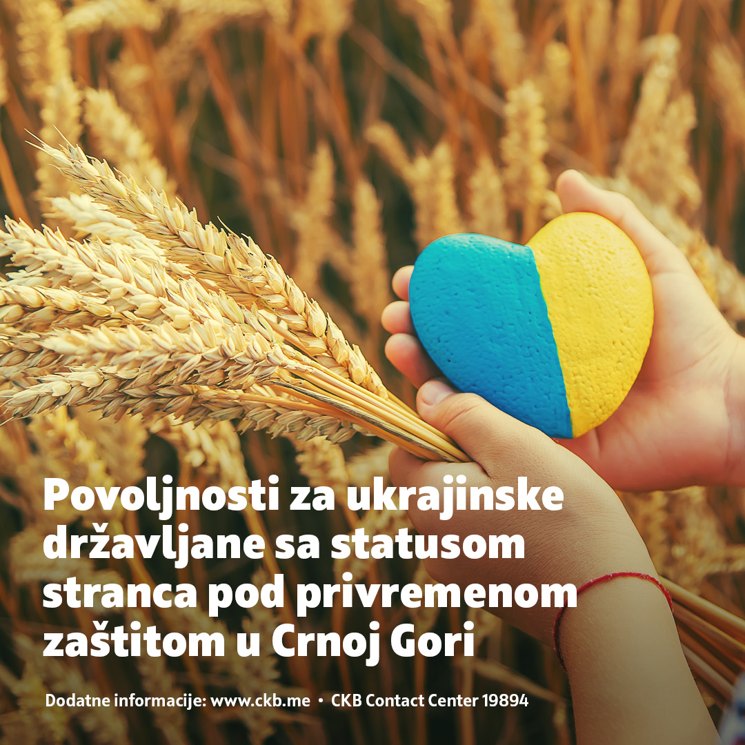 Podrška CKB-a ukrajinskim državljanima u Crnoj Gori