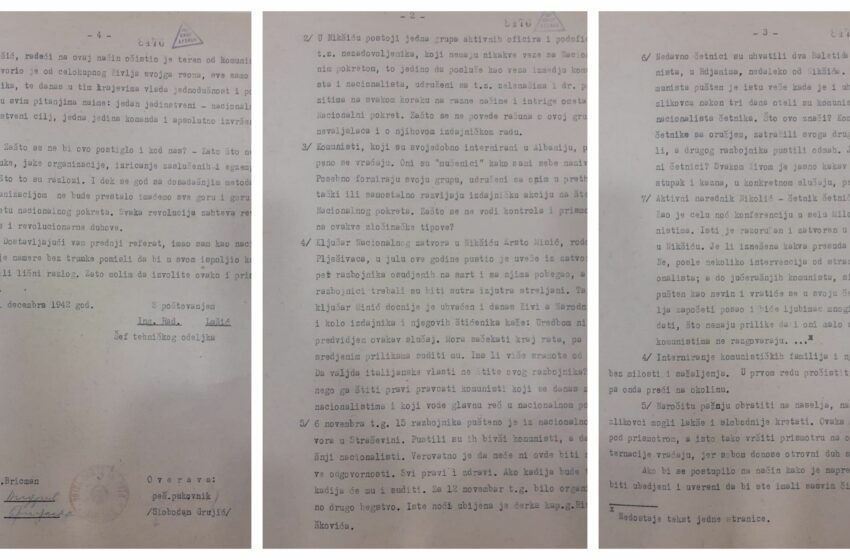 Nikšić nije bio po četničkom ukusu