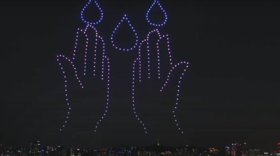 Spektakl na nebu: Evo kako podsjećaju građane da nose maske i peru ruke