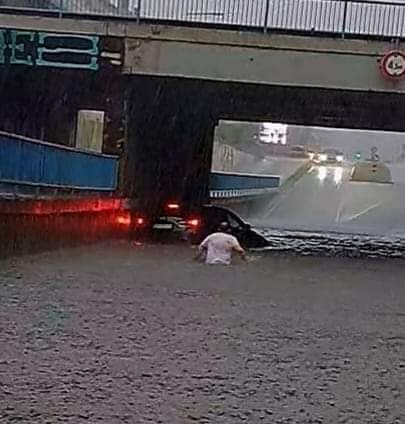 Veliko nevrijeme u Hrvatskoj, Slavonski Brod poplavljen