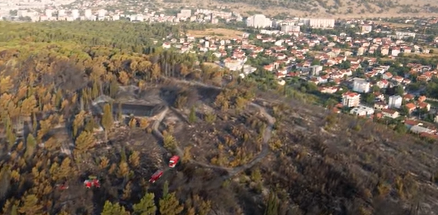 Požar na Gorici lokalizovan, vatrogasci ostaju na dežurstvu