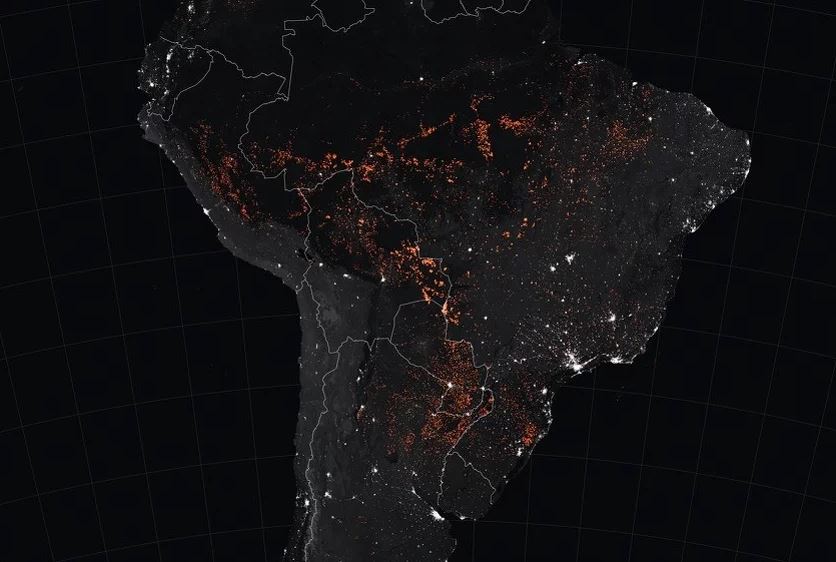 NASA objavila uznemirujuće fotografije požara u Amazoniji