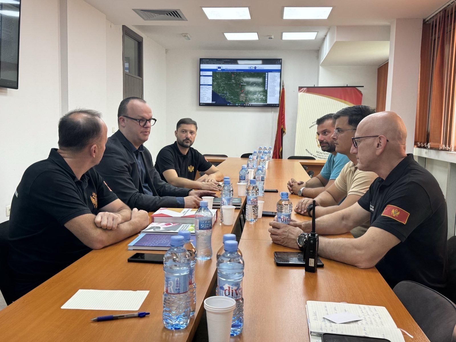 Šaranović i Ćulafić obišli Direktorat za zaštitu i spašavanje: Nabavka meteorološkog radara je imperativ