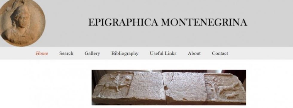 Digitalna baza antičkih natpisa EPIGRAPHICA MONTENEGRINA
