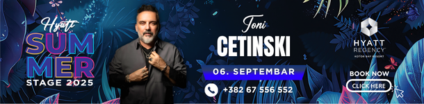 Toni Cetinski zatvara Hyatt summer stage - spektakl uz more u Bokokotorskom zalivu