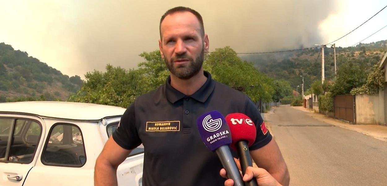 Bojanović: Situacija pod kontrolom, ali i dalje ozbiljna, požarni front širok i opasan, dežuramo i noćas