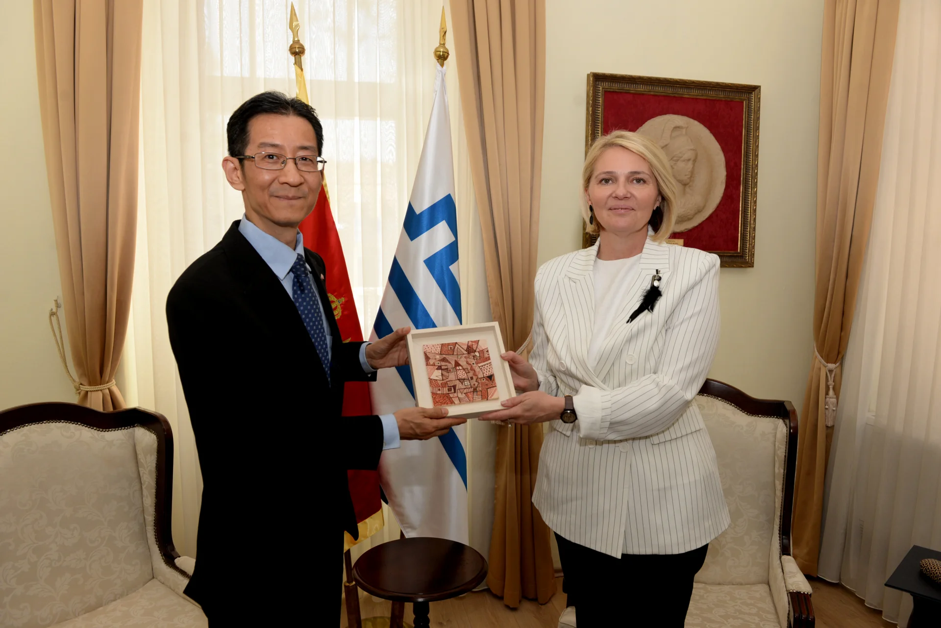 Injac sa ambasadorom Kine: Transfer znanja i vještina dragocjen za Podgoricu