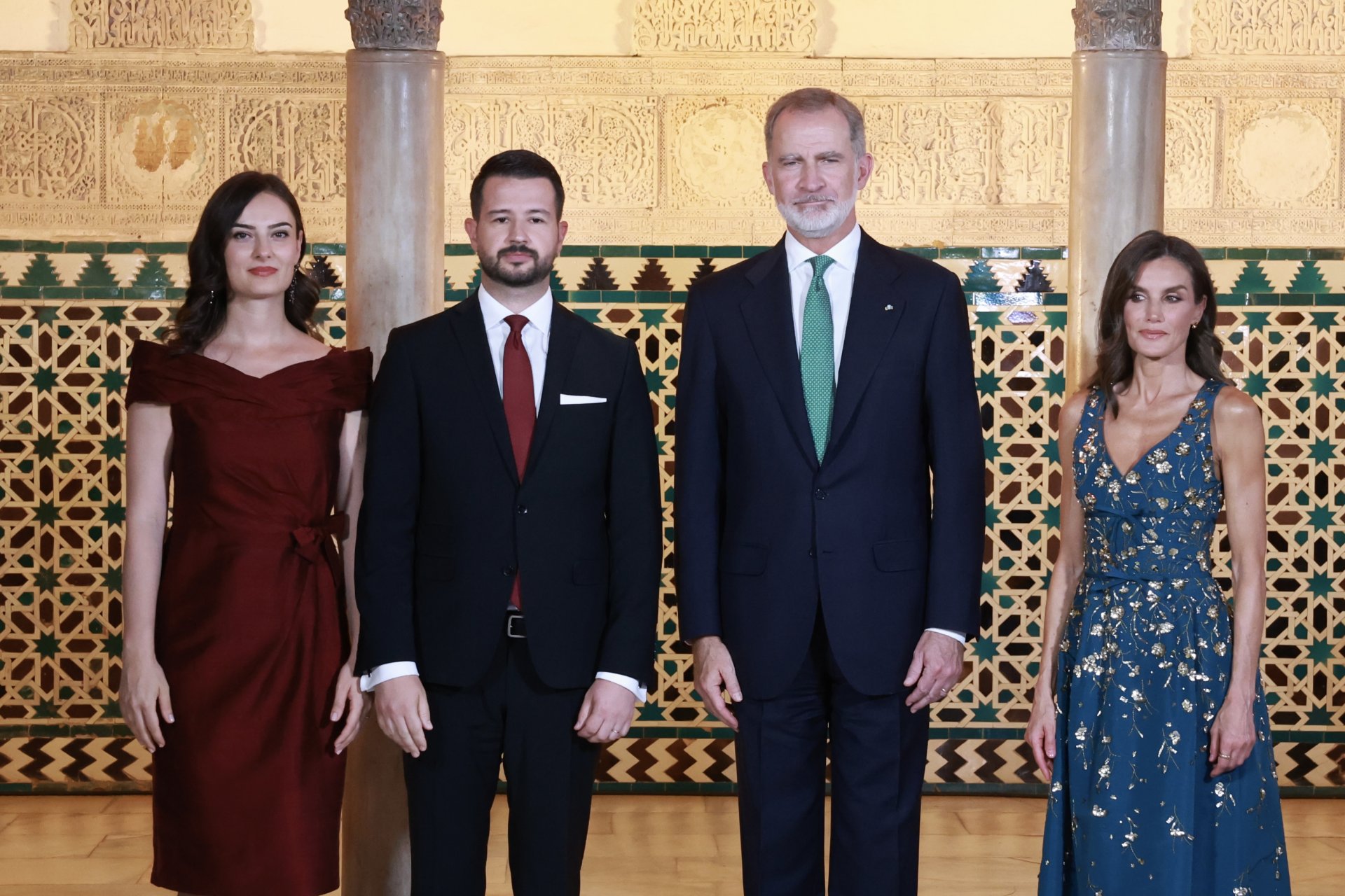 Milatović sa suprugom na prijemu kod kralja i kraljice Španije