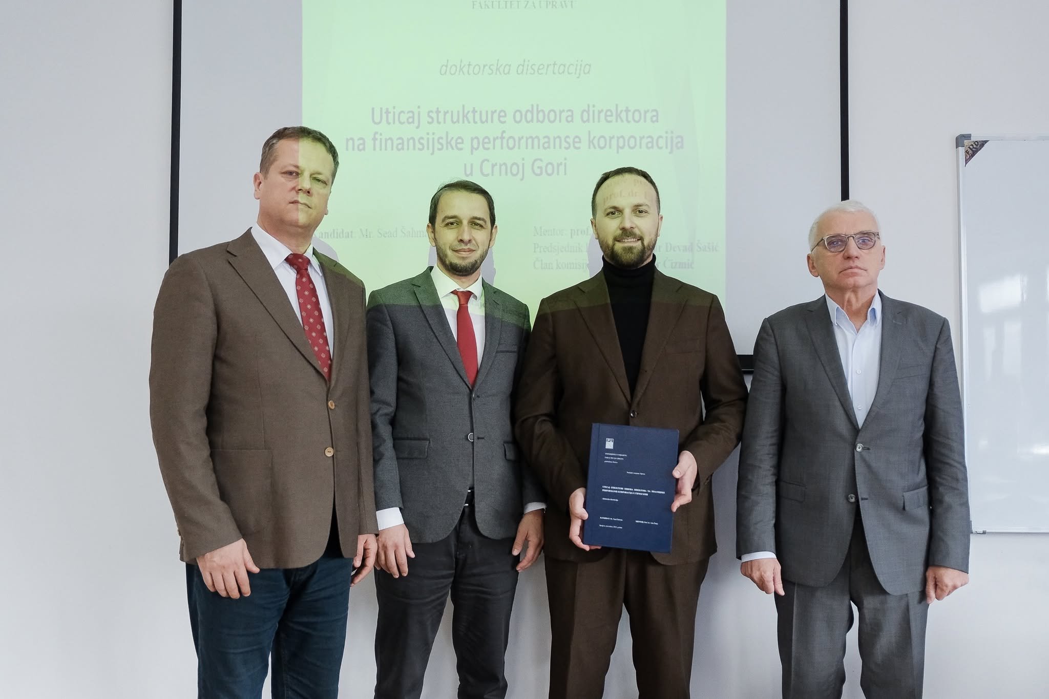 Šahman doktorirao u Sarajevu na temu o Crnoj Gori