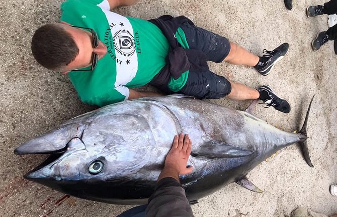 Budva: Ribolovac ulovio tunu od preko 170 kg