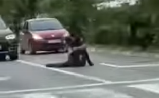 Tuča uniformisanih muškaraca u Podgorici