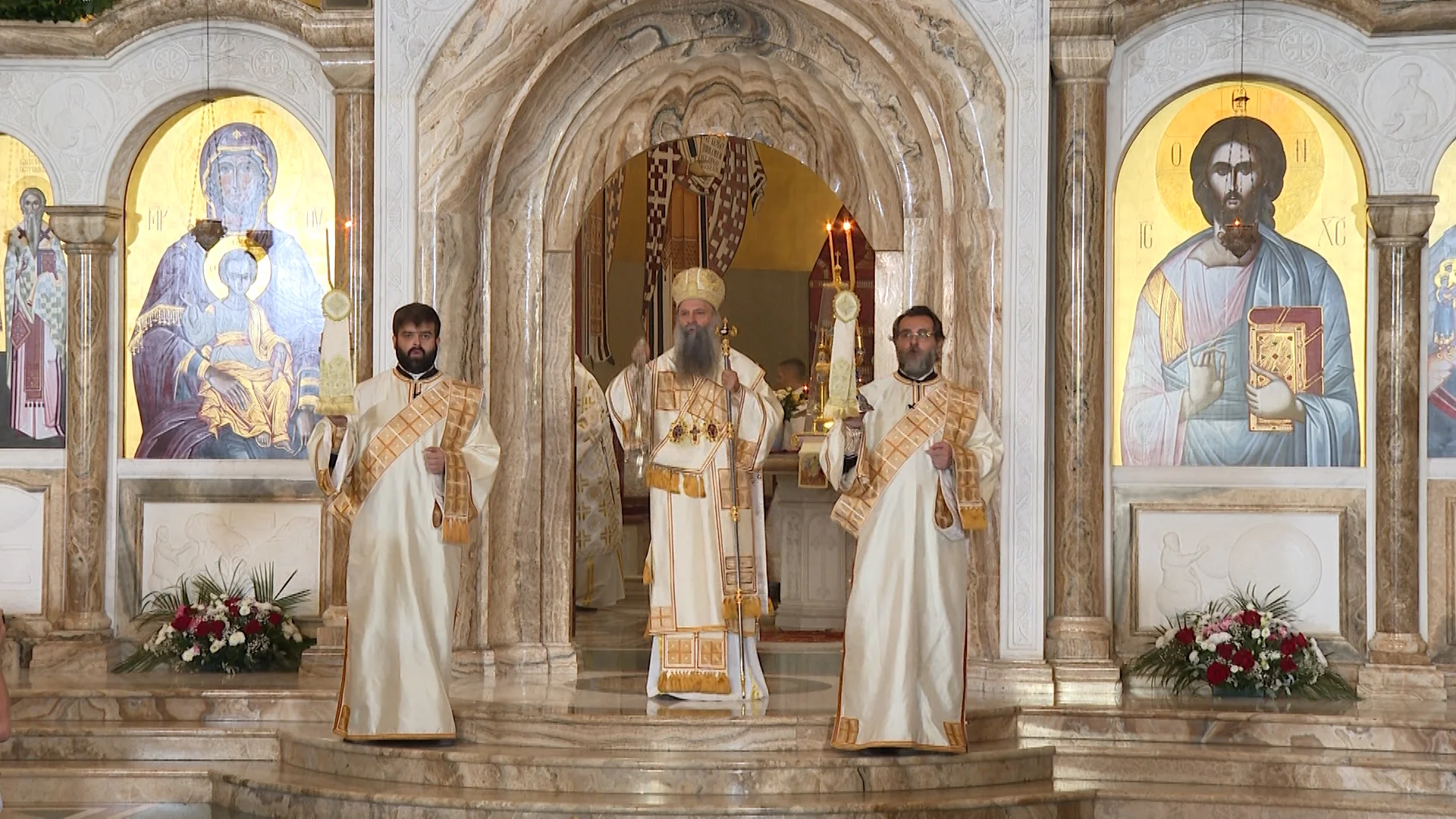 Porfirije sa liturgije poručio: Ovdje u Podgorici bolje nego na drugim mjestima znamo ko smo i koje smo vjere