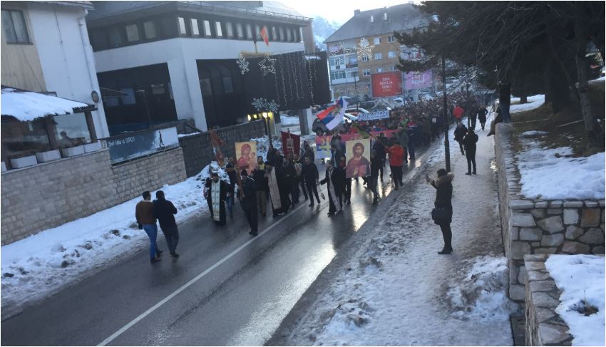 Litija i moleban na Žabljaku u znak protesta zbog Zakona