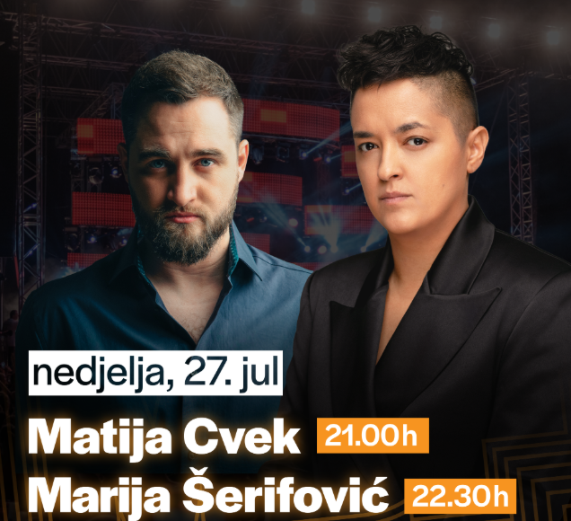 Matija Cvek i Marija Šerifović zatvaraju ovogodišnji Montenegro Beer Fest