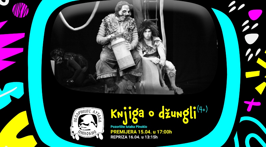 Predstava ''Knjiga o džungli'' danas na YouTube kanalu