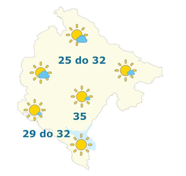 Danas sunčano i toplo