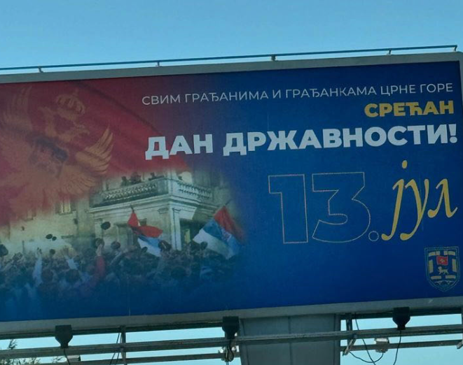 Opština Nikšić čestita Dan državnosti Crne Gore i uz trobojke!