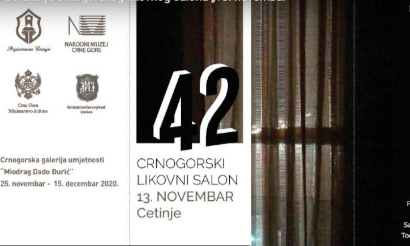 Sjutra otvaranje Crnogorskog likovnog salona 13. novembar