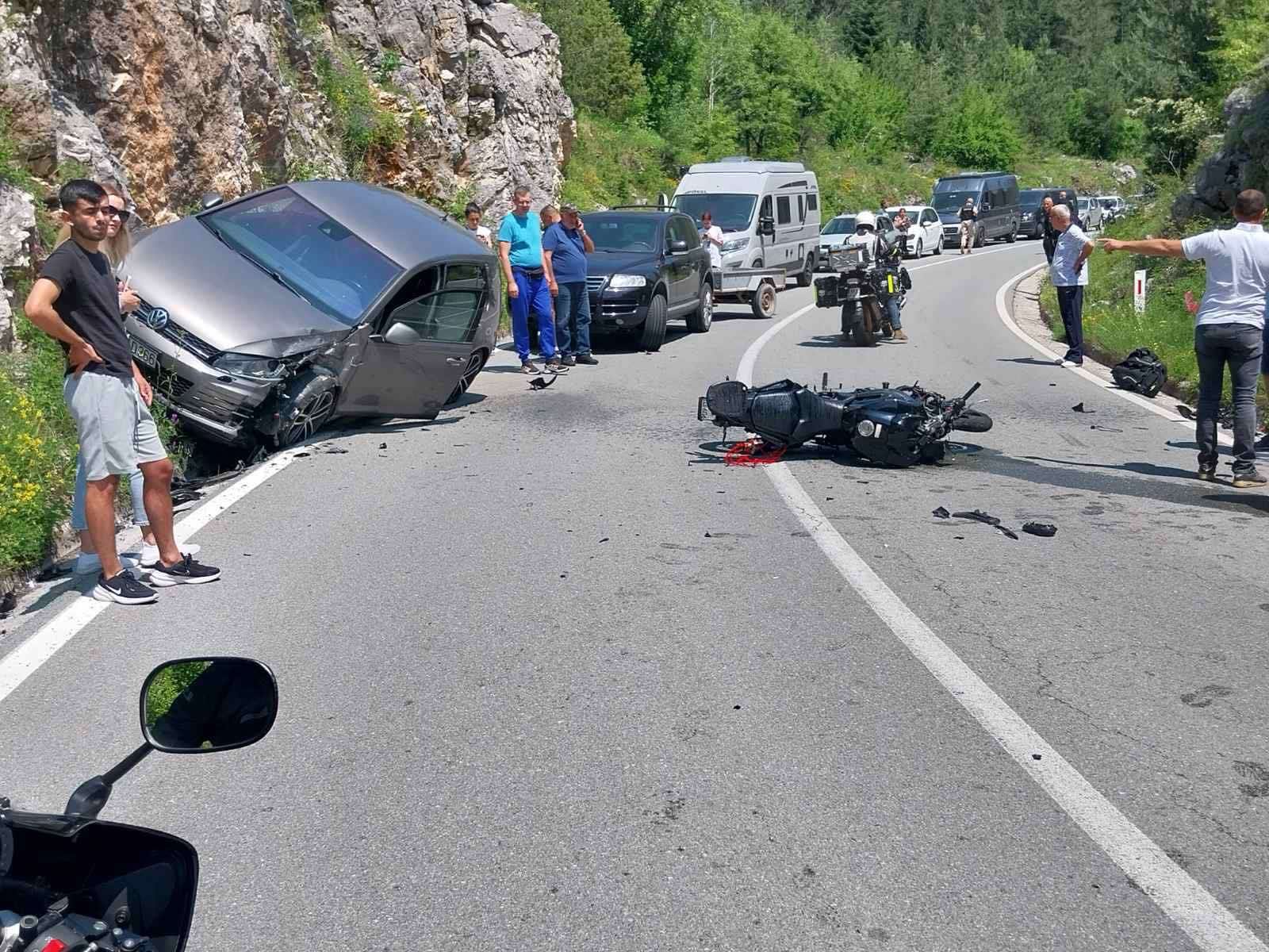 Saobraćajna nezgoda na putu Žabljak- Đurđevića Tara