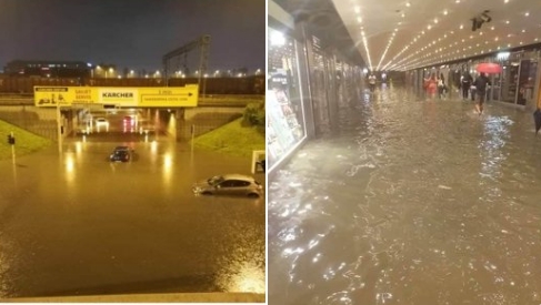 Potop u Zagrebu: Automobili pod vodom, grad paralizovan, tramvaji ne voze...