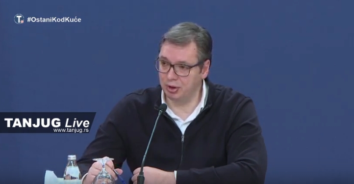 Vučić: Od subote u 13h do ponedjeljka u 5h zabrana kretanja, ne više od dvije osobe na istom mjestu