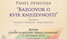 Panel diskusija ''Razgovor o kvir književnosti“ u Kotoru