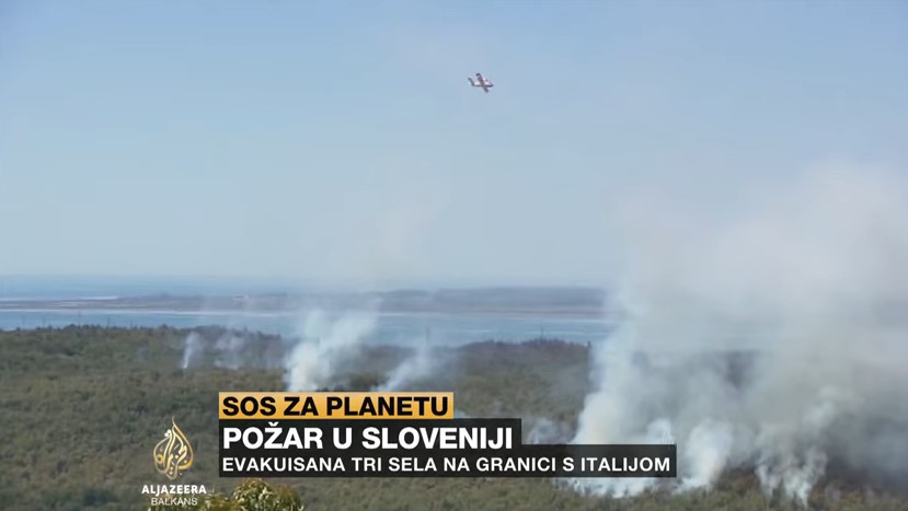 Veliki požar u Sloveniji, pilot poručio: Nikad nijesam vidio ovako nešto