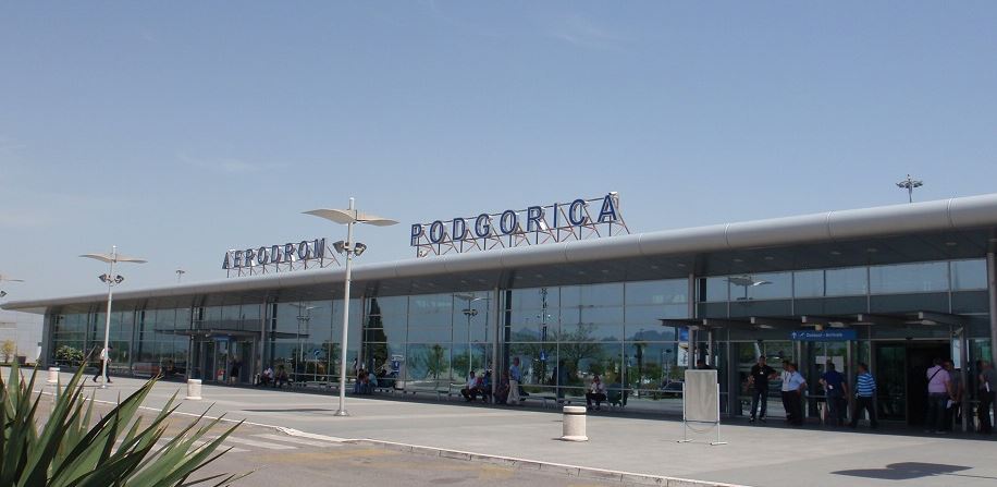 Aerodrom Podgorica u julu na 46 odsto u odnosu na 2019.