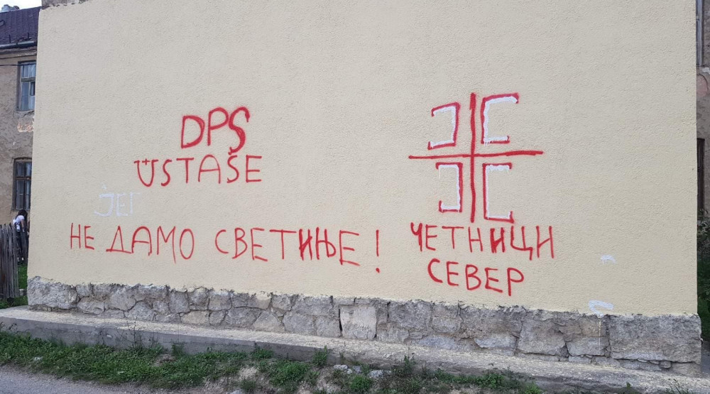 Grafiti mržnje osvanuli i u Pljevljima