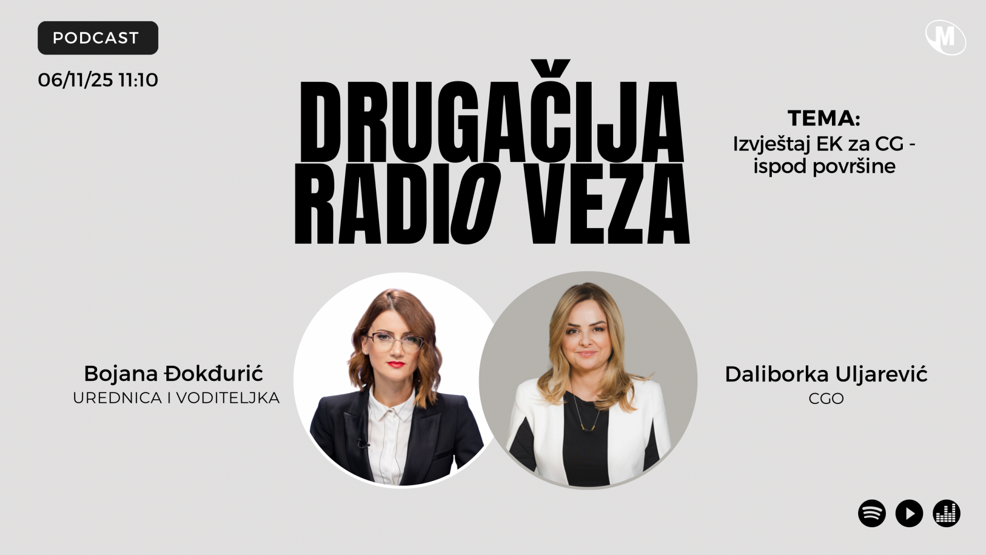 Daliborka Uljarević u DRV:  Izvještaj EK za CG - ispod površine