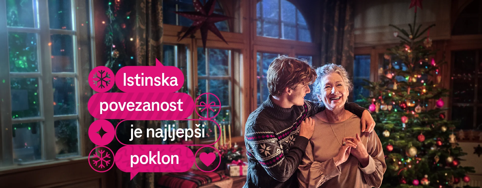 Praznična akcija Telekoma: Istinska povezanost je najljepši poklon