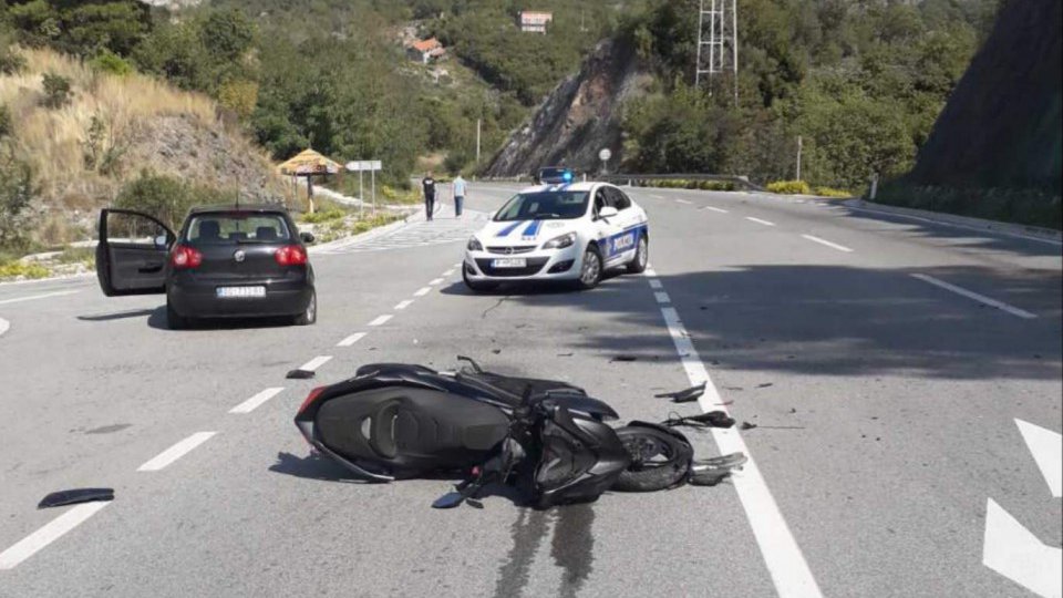 Udes kod Budve, jedna osoba povrijeđena