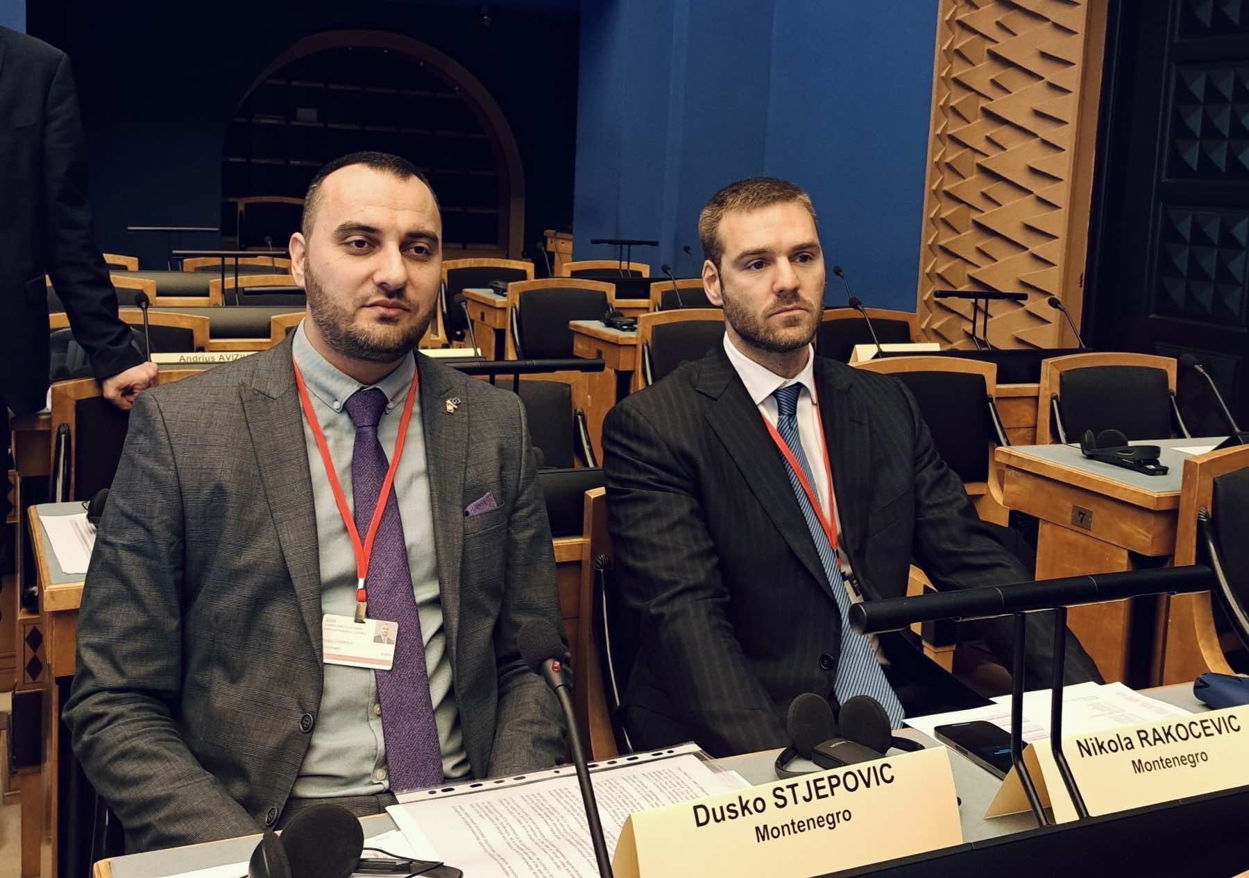Stjepović i Rakočević na Sastanku Stalnog komiteta Parlamentarne skupštine NATO