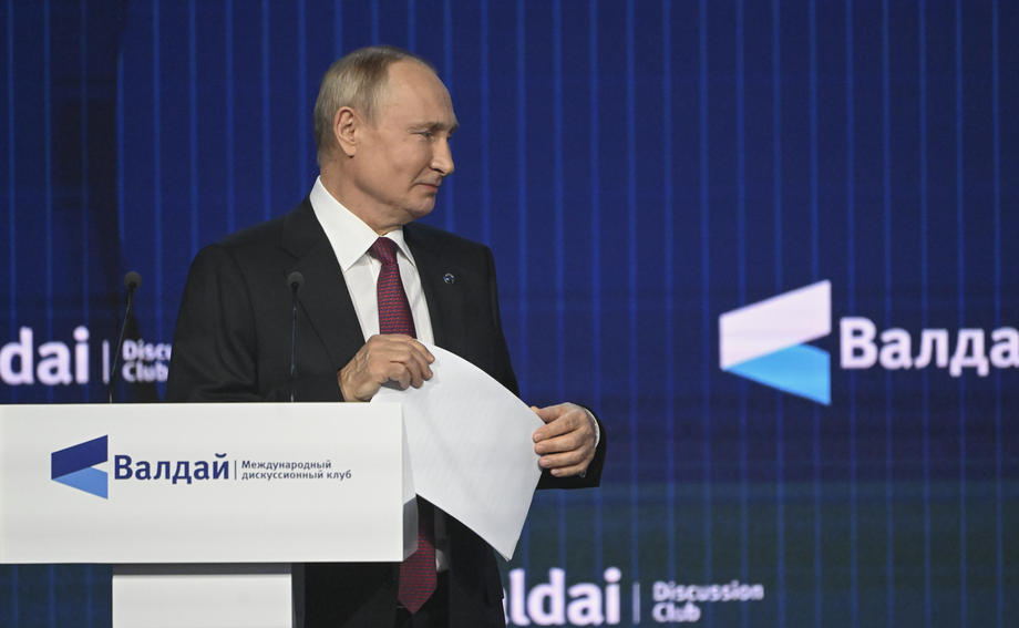 Putin je na Valdaju predstavio svoju viziju svijeta