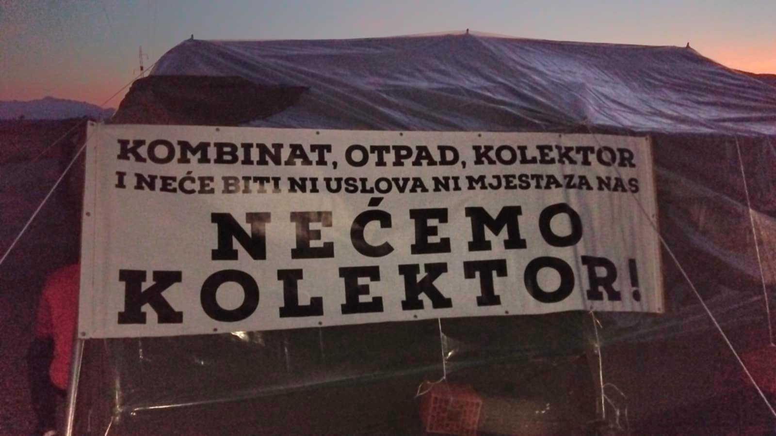 Mještani Botuna: Mogu da nas gaze, ali gradnju kolektora nećemo dozvoliti