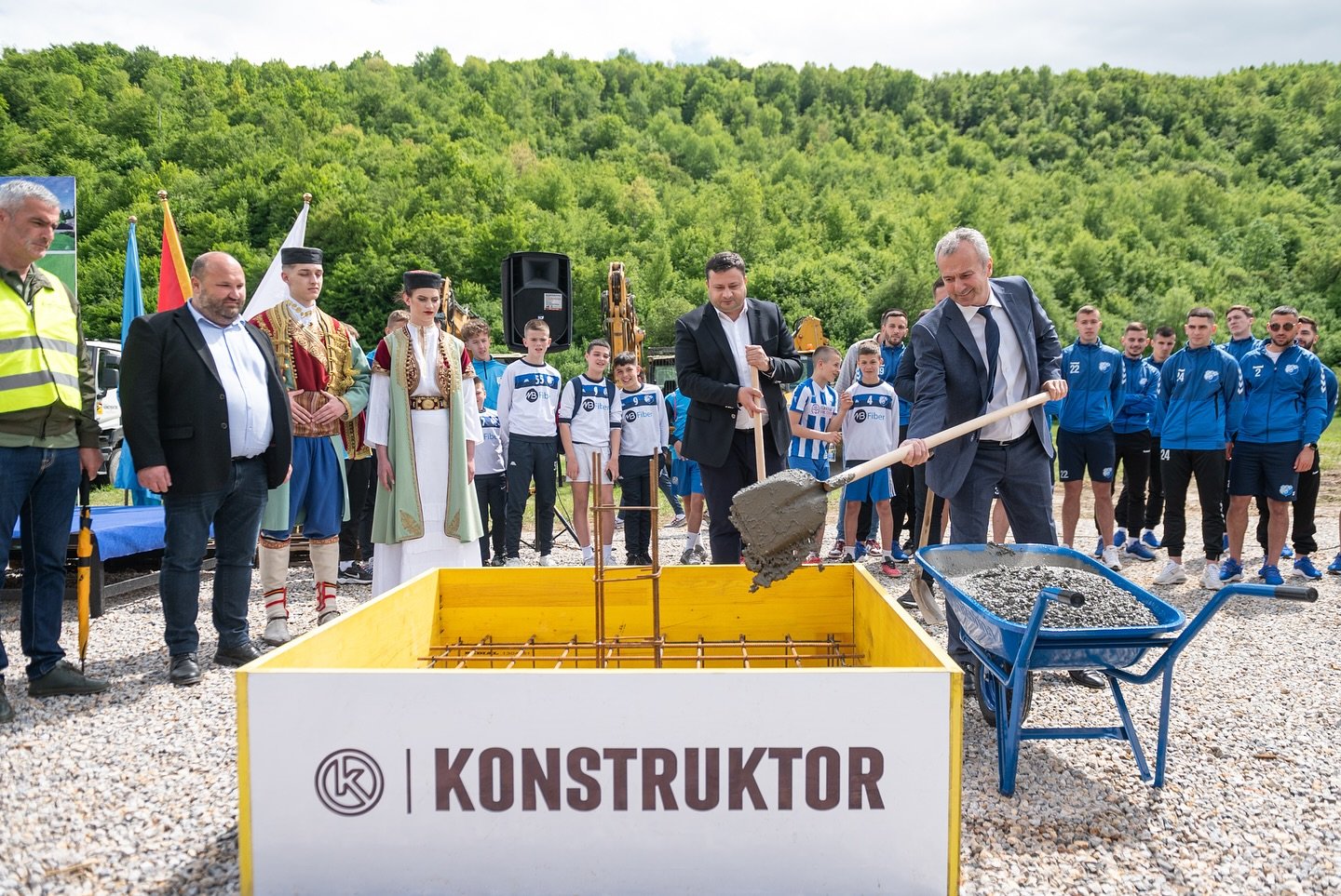BP: Postavljen kamen temeljac za fudbalski trening kamp