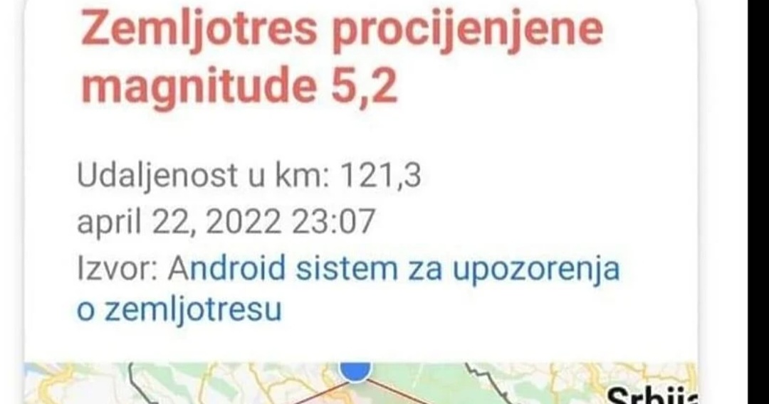 Evo kako da uključite upozorenje za zemljotres na telefonu