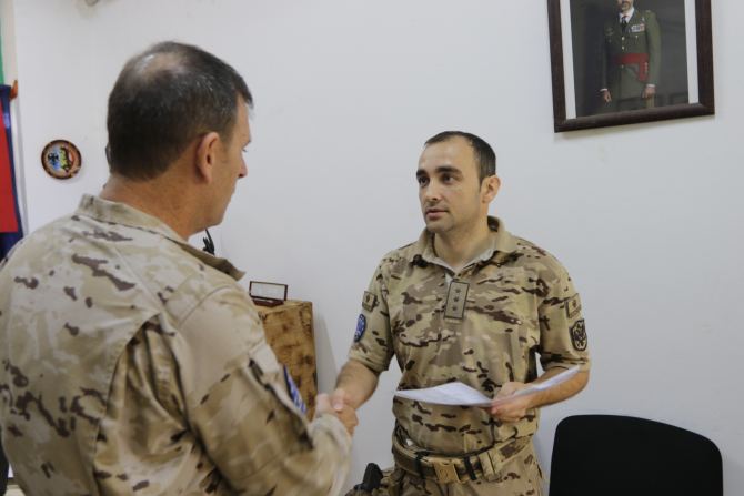 Poručniku bojnog broda Saši Čepiću priznanje “Commendation letter”