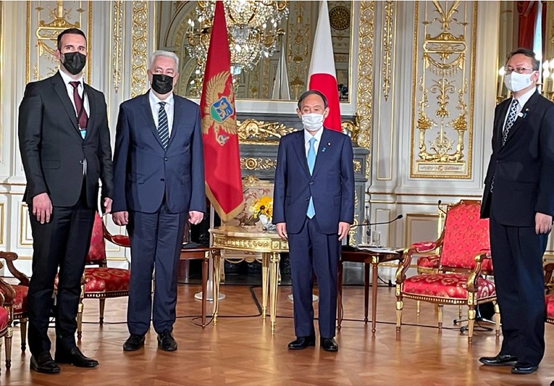Krivokapić i Spajić sa japanskim premijerom: Otvaranje amabasada u Podgorici i Tokiju, više stipendija za mlade Crnogorce...