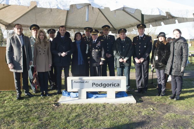 U čast nove članice Alijanse: U Belgiji otvorena Ulica Podgorica