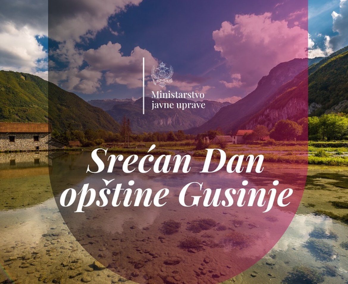 Čestitke povodom Dana opštine Gusinje