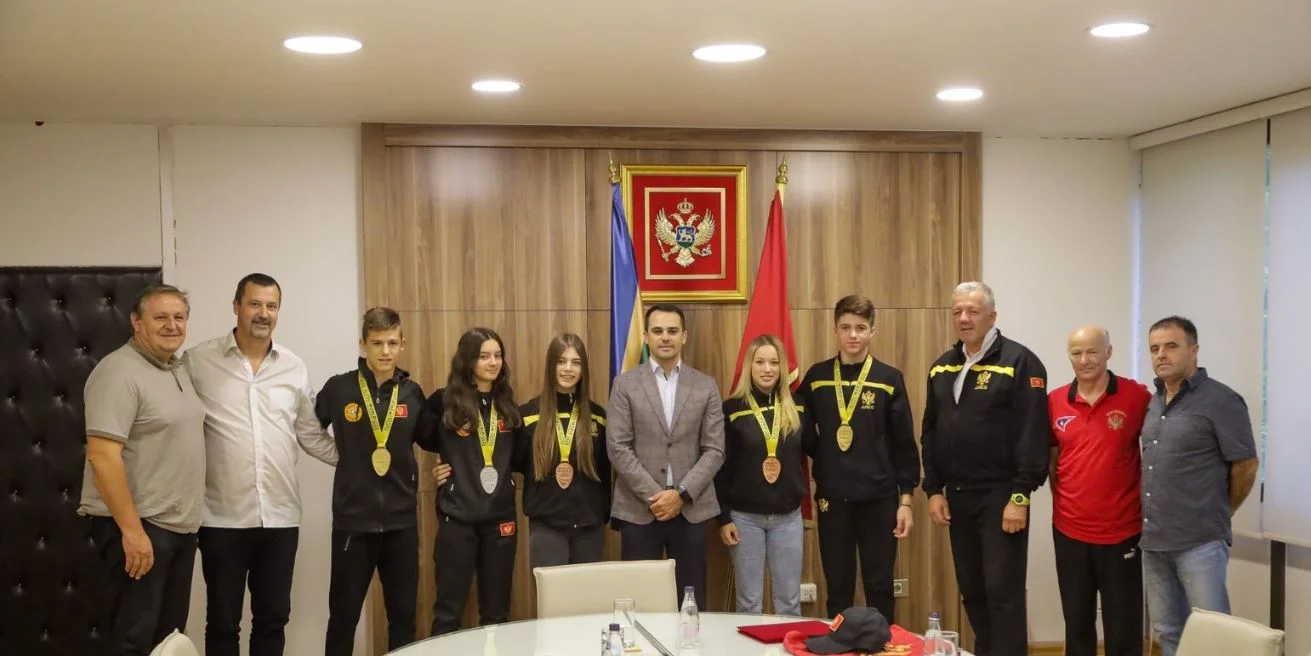 Raičević ugostio džiu džicu šampione : "Grad je ponosan na vaše uspjehe"