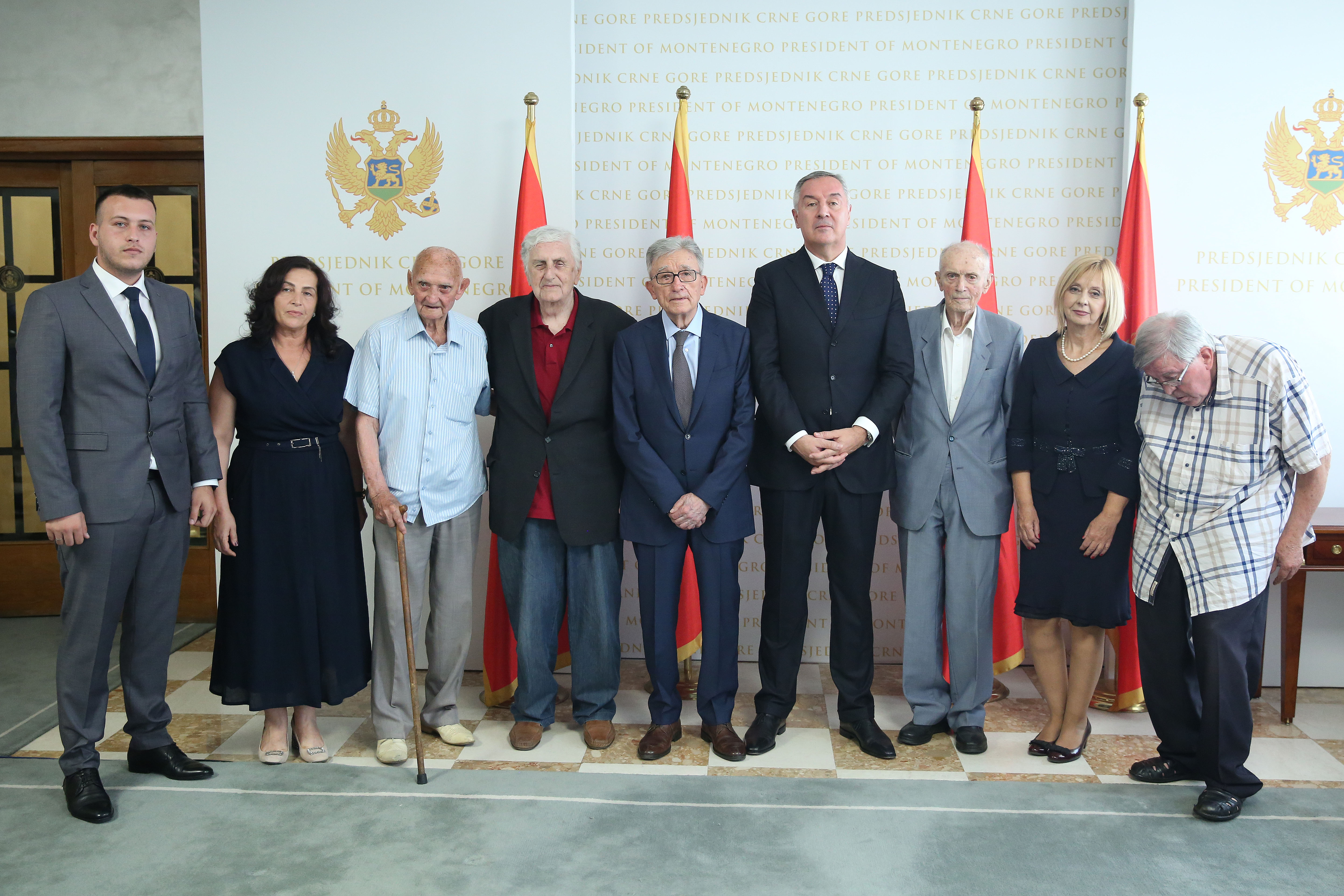 Đukanović uručio odlikovanja: Savremena CG nije dovoljno ukazala zasluženo poštovanje generaciji poslijetarnih podvižnika