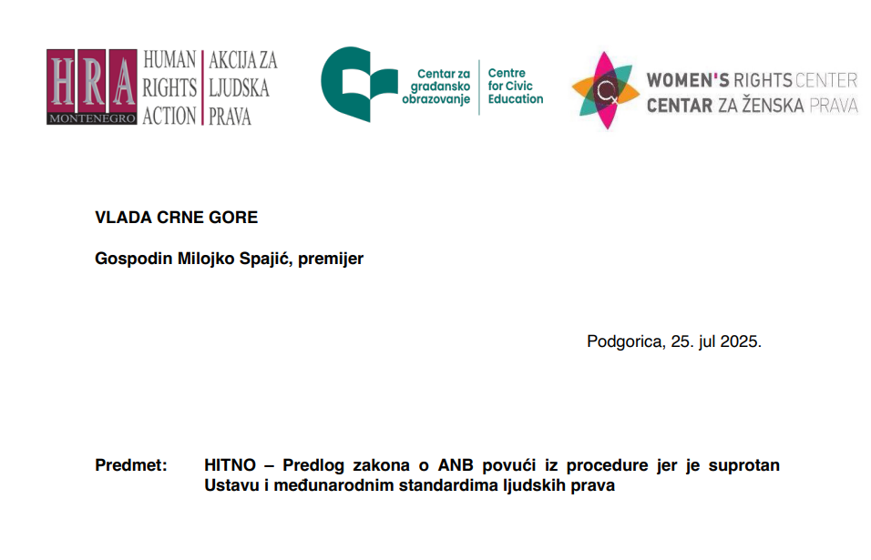NVO pisale Spajiću: Predlog zakona o ANB povući iz procedure