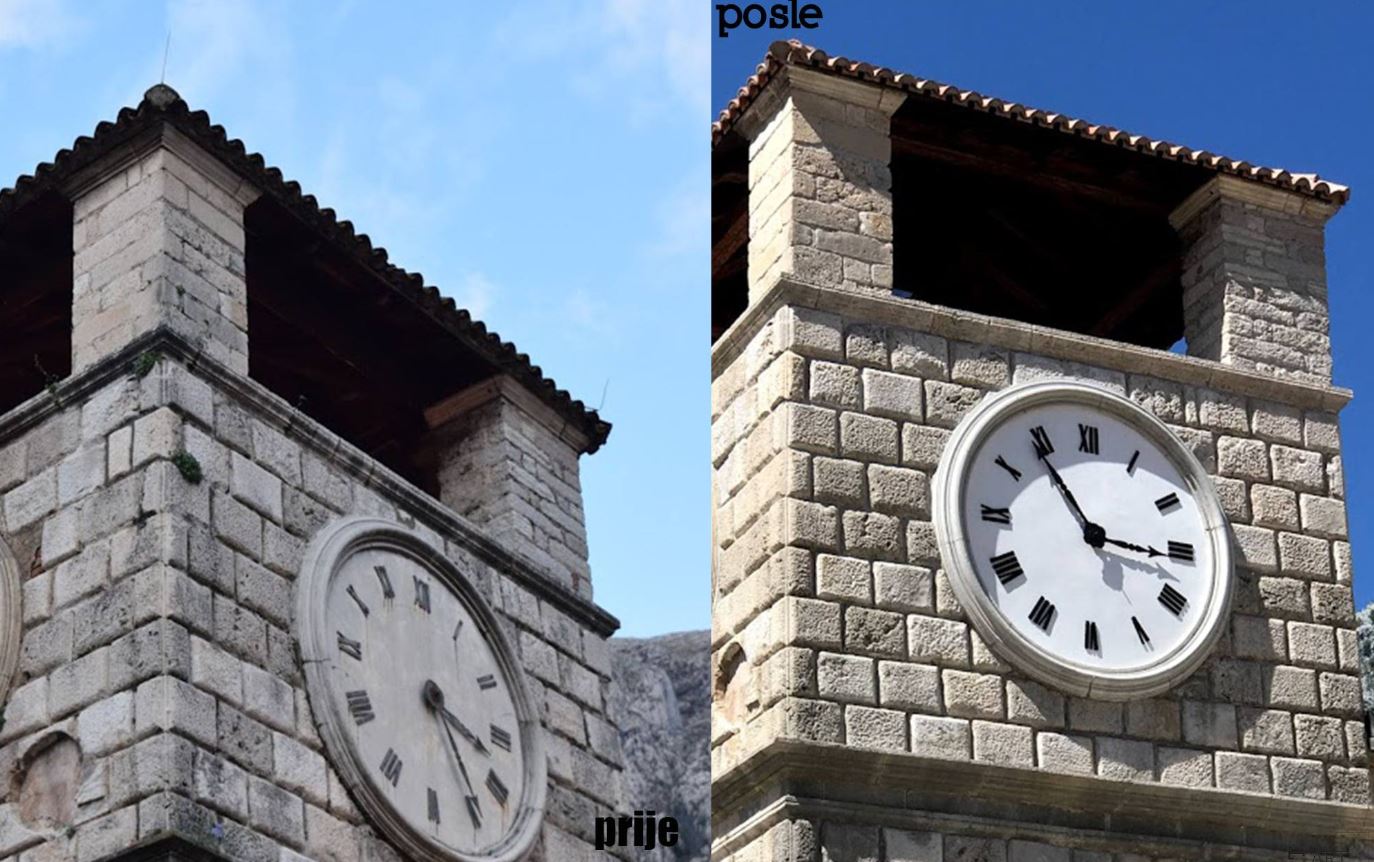 Završetak rekonstrukcije Sat kule u kotorskom Starom gradu